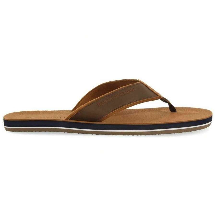 Gioseppo Slide Sandals 48747651957075 For Man In Color Brown - بني - مشاهدة 1