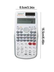 1台多功能彩色科学计算器，10位考试友好型功能计算器，太阳能双电源，240种功能，适用于高等数学和专业考试 - 單件 - 查看 6