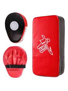 3pcs/Set Boxing Punching Bag, Boxing Focus Pad, Taekwondo Kicking Pad, Suitable For Boxing, Taekwondo, Karate, Muay Thai, MMA Training