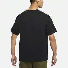 Nike Sportswear Premium Essentials Logo Crew Neck Short Sleeve T-Shirt, Black - Black - View 4