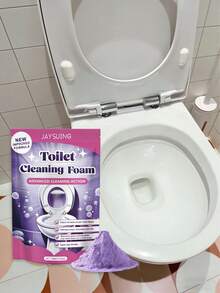 JAYSUING 厕所清洁粉，适用于清洁厕所，去除异味，清除水垢，去除釉面，令马桶洁净清香。使用方便快捷。是馈赠亲友的理想之选，尤其适合节日送礼。（新旧版本随机发货。） - 彩色 - 查看 4