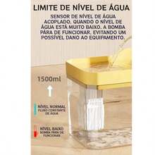 Automatic Water Dispenser For Cats In Two Colors, 1.5L Capacity, With Water Purifier And Filter. - 1500ml - View 6
