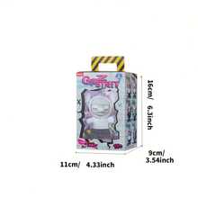 Miniso 1个史迪奇世代Z街头风格乙烯基毛绒盲盒钥匙扣 - 这款街头风格盲盒钥匙扣采用乙烯基材质，并带有毛绒装饰，可为您的包包或钥匙增添个性化元素（1个，随机发货）。 - 彩色 - 查看 4