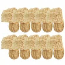 5 Pairs Of Summer Solid Color Large Flower Style Soft, Comfortable And Breathable Women's Socks - Multicolor - View 11