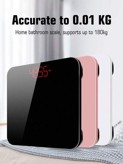 高精度电子体重秤，家用，适合成人，测量精准，小巧健康，适合学生宿舍、浴室等场所。这款体重秤可用于测量体重，是健身、减肥、平衡等场合的理想选择。
