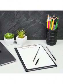 10/20/50pcs Black Medium Point Ballpoint Pens - Medium Tip, Smooth Writing - Professional Quality, Suitable For Home, Office And School Use. Christmas Gift Box Set Ideal As Office & Classroom Supplies, Holiday Stationery Gifts, And Back-To-School Presents. - Multicolor - View 5