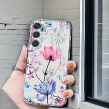 Funda de Teléfono con Patrón de Moda para Samsung Galaxy A02 A03S A04 A05S A06 A13 A14 A15 A16 5G A21S A22 A23 A24 A25 A32 A34 A35 A50 A52 A53 A54 A55 A73 S21 Ultra S22 Plus S23+ S24 FE S25 Funda de Teléfono Transparente a Prueba de Golpes de TPU Funda Protectora Simple y Creativa Personalizada para Regalo para Ti o Amigos 7z073007 0B2X - Colores mixtos - Ver 6