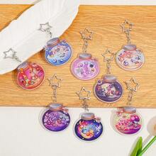 pocket monsters 1pc/8pcs Keychains From The Pokémon Series, Stylish And Versatile Keychains, And Fashionable Bag Pendants