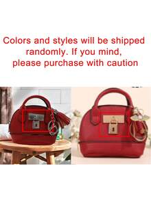 Women's Mini Half-Circle Handbag With Tassel Pendant, Cute Half-Circle Crossbody Bag/Small Shoulder Bag, Can Hold Phone, Earphones, Coins, Cards, Etc., Lightweight Daily Wallet, Suitable For Girls, Women, Teens, Travel, Vacation, Gatherings, Dates, Fashionable And Compact Clutch, Great Gift Choice. - Multicolor - View 8