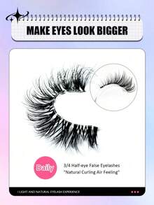 7 Pairs Fluffy Cat Eye Cartoon False Eyelashes - Natural Look, Suitable For Daily, Party And Other Occasions, Dense Transparent Lash Stems, Reusable, Easy To Apply - Beginner-Friendly False Lashes, Party Makeup, Durable Lash Material - Cat Eye Lashes - View 5