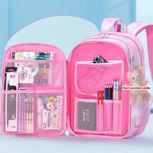 Large Capacity Backpack School Bag Rucksack Waterproof Backpacks For Kids Girls - Pink - View 8