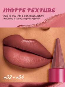 Pudaier 8-Color Matte Lipstick – Lasts 24 Hours Without Fading, Has A Smooth Texture, Is Water- And Sweat-Resistant, Suitable For All Skin Types, And Makes A Perfect Gift Or Everyday Item. - #02 - View 3