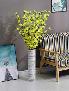 1/3/6 人造樱花枝 粉色人造樱花 桃色枝 丝绸高枝 适用于家居客厅/餐桌装饰、婚礼派对DIY、花园樱花枝、情人节、生日礼物、毕业礼物（款式随机） - 粉色 - 查看 7