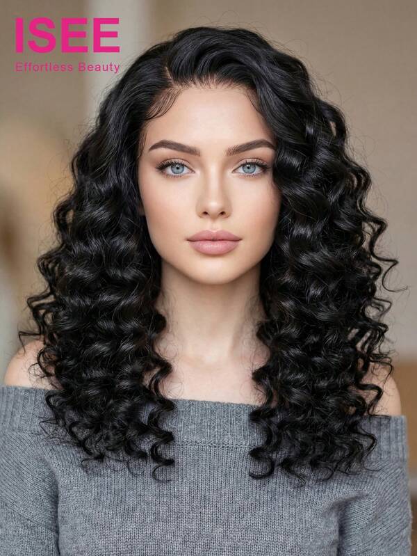 Tóc giả uốn xoăn không cần keo Hair Wand Curly Wear Go HD Lace Wigs 6*4 Lace Closure Wigs 22-26 inch (dài vừa phải), mật độ 180%, phần ren đã được cắt sẵn và đường chân tóc đã được tỉa sẵn, tóc người thật chưa qua xử lý, đường chân tóc tự nhiên, chất lượng cao, kiểu dáng thời trang, thân thiện với người mới bắt đầu, phù hợp cho kỳ nghỉ, năng động, thiết yếu cho du lịch, quà tặng cho phù dâu, phụ kiện.