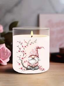 2pcs Spring/Summer Garden Floral Cute Gnome DIY UV DTF Transfer Stickers, Applicable For Crafts, Journals, Glass Cups, Coffee Mugs, Vases, Laptops, Phone Cases, Greeting Cards, Illustrations, Scrapbooks, Decorative Transfer Stickers, Home Decor, 2.7 Inch - Multicolor - View 4