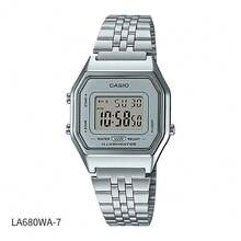 CASIO LA680WA Series Digital Watch, Stainless Steel Band Square Dial With LED Light, 5-Year Battery, 30M Water Resistant Unisex Wristwatch For Daily/Commute - one-size - View 13