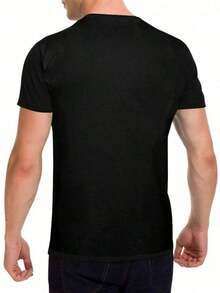 [Funny Anime Gym Tee] Funny Anime Gym Bodybuilding Fitness T-Shirt - Eat Your Protein, Short Sleeve - 黑色 - 查看 2