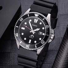 CASIO MDV-106-1A Men's Dive Watch, 44mm Black Dial, 200M Water Resistant, Stainless Steel Bezel, Resin Strap Quartz Wristwatch - one-size - View 2