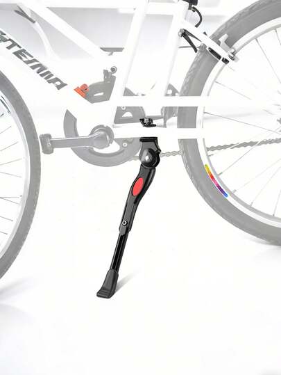This Foldable Single-Unit Road Vehicle Foot Support Stand Is Made Of Aluminum Alloy Material, And Can Be Used As A Side Support Stand For A Single Bicycle. It Does Not Interfere With The Chain, Comes With Non-Slip Pads For Strong Grip, And Is Suitable For Various Road Bike Models. It Is Lightweight , Without Adding Extra Weight To The Vehicle.