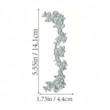 1Pc Roses Design Series Cutting Die, Embossing Die Cut, Suitable For Holiday Decoration, Scrapbook Paper Crafts, Handmade Greeting Card Making DIY, Elegant Scrapbooking, Wedding, Birthday, Valentine's Day Cards, Suitable For Handmade DIY Scrapbooks, Invitations, And Gifts. - Silver - View 15