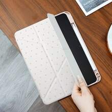 Y型折叠支架，高清UV印刷，360°旋转iPad保护壳，兼容iPad及多种型号，保护套设计，支持多角度调节，六向支架摆放，内置笔槽，透明后盖，防摔保护，自动唤醒/睡眠功能 - 彩色 - 查看 7