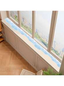 1pc Pink Cloud Decorative Frame, Pink Cloud Border Decorative Sticker, Holiday Background Decorative Sticker, Suitable For Blackboard, Office, Window, Scrapbook, Stationery, Home Decor - Multicolor - View 8