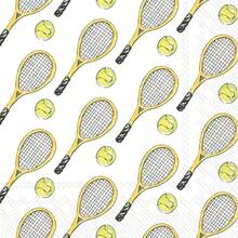 FIAN IHR Ideal Home Range - Servilletas de papel de 3 capas Rosanne Beck Collections 20 unidades tamaño cóctel tenis - tenis - Ver 3