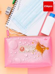 1-256pcs Customizable Name Labels, Iron-On Clothing Labels And Waterproof Stickers, Printable Text, Suitable For School, Daycare, Summer Camp, Sportswear, Backpacks, Lunch Boxes, Water Bottles, For Children, Youth, Adults, Family And Friends. Tear-Resistant, No Residue, Reusable Adhesive Labels - Rose Red - View 15