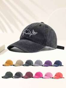 男女皆宜的复古水洗蝴蝶印花棒球帽，可调节设计，有效防晒。是旅行、度假、运动、海滩漫步和校园生活的理想之选，展现活力四射的Y2K风格。这款百搭的爸爸/妈妈帽是情侣的完美之选，也是一份绝佳的节日礼物。 - 多色2 - 查看 2