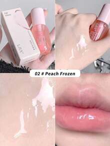 Moisturizing Lip Oil, Gloss Transparent Lipstick, Moisturizing Shiny Lip Care, Transparent Lip Makeup, Non Greasy Formula Lip Care - Multicolor - 查看 5