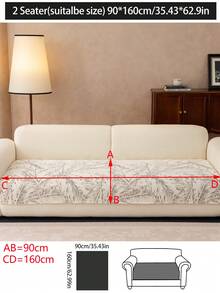 1 chiếc vỏ đệm sofa dùng được cả bốn mùa, kiểu dáng hiện đại tối giản, chống trượt, chống bụi và có thể giặt, mềm mại và không phai màu, thân thiện với thú cưng, phù hợp với sofa hình chữ L và sofa 1/2/3/4 chỗ ngồi cho phòng ngủ, văn phòng, phòng khách. - Màu be - Xem 13