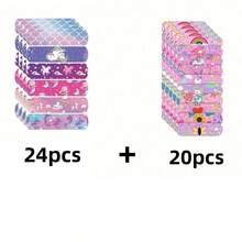 24pcs/60pcs/120pcs Cute Cartoon Breathable Self-Adhesive PE Waterproof Bandages, 6 Styles Available For Emergency Kit Bag - Multicolor - View 11