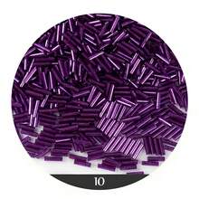 600颗管珠 2x7mm 玻璃管珠 小工艺珠 DIY手链项链工艺首饰制作材料 - Bugle Beads-600pcs - 查看 11
