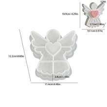 DIY Silicone Angel Mold, Angel Wings, Wax Candle Mold, Epoxy Resin Jewelry Mold, Gypsum Mold, Handmade Gift Mold - White - View 10