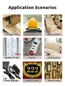 1 Roll Of Premium Hook And Loop Fastener Tape – Heavy-Duty Adhesive, 0.79IN/0.98IN/1.18IN Width, 9.847FT Length, White/Black – Reusable Fastening For Shoes, Clothing & Accessories - White - View 4