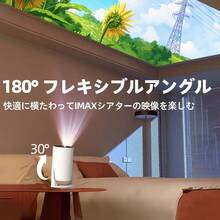 HUASHIJIE 2025 New Ultra HD 5G Projector For Home Use, Ultra HD 1080P, Bedroom Wall Projection, No Curtain, 180° Rotation, Compact HD Home Cinema, Computer And Smartphone Projection, Online Classes, Fitness, Office, Outdoors, Camping, Living Room, Dorm, Student, Valentine's Day, Christmas, Chinese New Year Gift, Mini 4K Projector - Japan A Type Plug(100V) - View 12