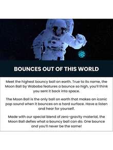 EstiloWaboba - Bola De Luna Con Gradiente Hiper Hinchable Para Todas Las Edades, Rebote Y DiversióN Extremo, Bola De Rebote SúPer Alta, Perfecta Para Juegos Activos Y Al Aire úLtima IntervensióN, SubmarinoVersióN Mejorada - 1 - Ver 4