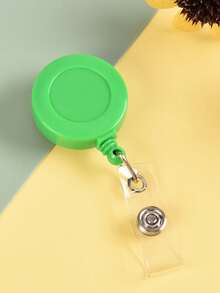 2 Packs Retractable ID Badge Holder Reel With Metal Belt Clip, Durable Key Ring Card Container For Office, School & Travel - Multicolor - View 6