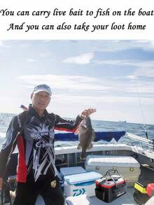 1个可折叠钓鱼桶，多功能EVA钓鱼袋，活饵容器和鱼类保鲜桶，10加仑/8加仑/6加仑/4.8加仑/3加仑活鱼容器（多功能EVA户外可折叠鱼袋 - 活饵和鱼类保鲜容器 - 8加仑、6加仑、4.8加仑、3加仑可折叠饵料桶，多功能鱼桶，活鱼容器，鱼类保鲜桶，户外露营钓鱼袋）