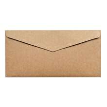 10Pcs Vintage Kraft Paper Envelopes Blank A4 Triangle Cowhide Handmade Black Set Writing Christmas Invitations 22*11CM - Black - View 7