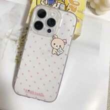 Lovely R-Rilakkuma Clear Case For 16 15 14 13 12 Mini 11 Pro Max XS X XR 8 7 Plus Shockproof Liquid Silicone Cover Funda. Christmas Accessories. Rilakkuma Anime Mobile Phone Case Cheap Phone Cases Pink Christmas Cute Phone Cases Gifts For Women Silicone Phone Case Y2k Phone Case Fundas Funda Para S25 Ultra Phone Case Phone Cases 14 Fall 17 Pro Case Bear Phone Case 17 Pro Max Case 14 Cases Family 2026hot - Trong sáng - Xem 7
