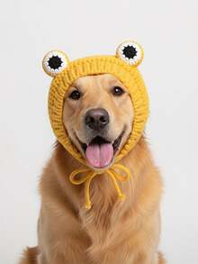 1 pieza Sombrero de mascota para otoño/invierno, accesorio divertido para perros, sombrero/gorra para perros medianos/grandes, adecuado para Golden Retriever, Labrador y otros perros medianos/grandes/extra grandes, disfraz navideño, ropa de abrigo para exteriores - Multicolor - Ver 14
