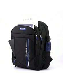 Women's And Men's Waterproof Nylon Multi-Purpose Backpack For Travel Or Work. - 橘色 - 查看 8