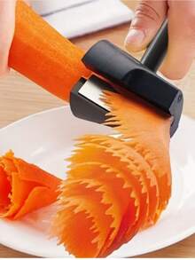 Multifunctional Stainless Steel Spiral Slicer, Suitable For Salad, Vegetable And Fruit Slicing, Can Slice Carrots And Cucumbers - Multicolor - View 7