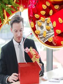 5个/3个/2个/1个逼真的纯金迷你金锭,风水摆件,收藏品,可用作风水装饰、礼品或摆设,寓意带来好运、健康和财富。 - 彩色 - 查看 7