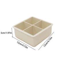 Large Ice Cube Mold, Ice Tray, Ice Maker, Silicone Large Square Ice Cube, Household Frozen Ice Cube, Homemade Magic Tool - Multicolor - View 6