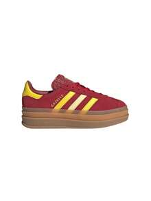 Adidas Gazelle Bold Kids Sneakers Team Victory Red / Yellow / Gold Metallic JR5953 - Team Victory Red / Yellow / Gold Metallic - View 1
