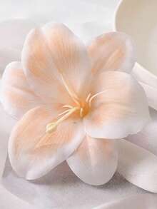 7pcs/Set Hawaiian Flower Hair Clips, Lily Flower Decor Hair Clips, Faux Flower Hair Clips, Boho Side Bangs Clips, Sweet Beach Holiday Hair Accessories, Elegant Flower Duck Clips, Beach Photo Props, Suitable For Casual Wear And Daily Styling, Also Suitable For Valentine's Day Everyday Wear.