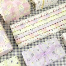 6件套，花卉图案手工DIY装饰包装纸，花园系列礼品包装纸，笔记本纸清新礼品包装纸，礼品包装纸，墙面装饰纸，适用于婚礼、毕业季、母亲节等场合的礼品包装 - 50cm*70cm - 查看 12