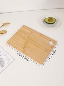 1 Set Bamboo Cutting Board (Large, Medium, Small) Or Cheese Board, Tray, Bread Board, Fruit Board, Steak Board, Food, Kitchen, Travel, Kitchen Supplies, Kitchen Tools, Kitchen Accessories - Multicolor - View 13